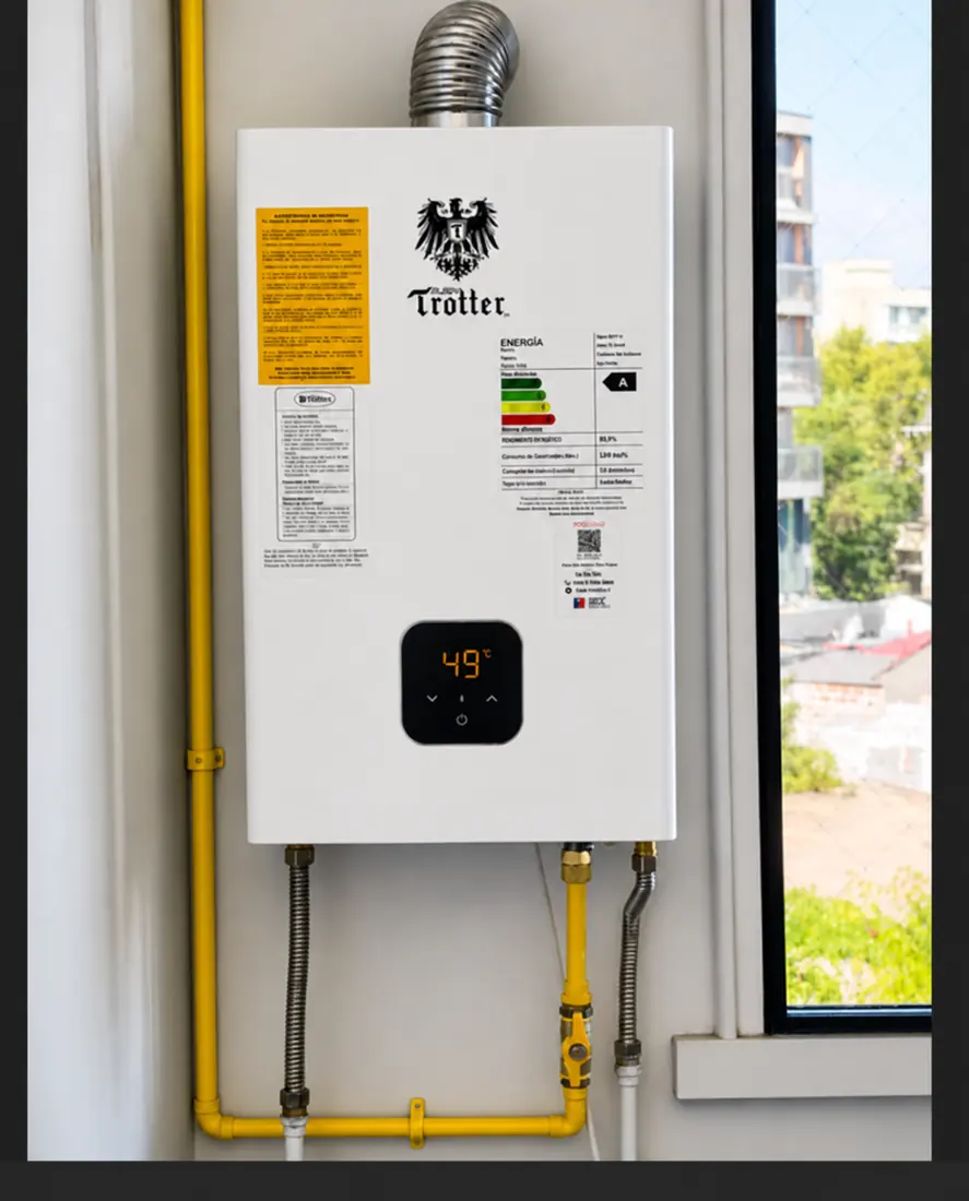 Instalación de calefont con red de gas